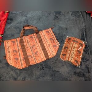 insulated tote bag + wine carrier🧺🍷